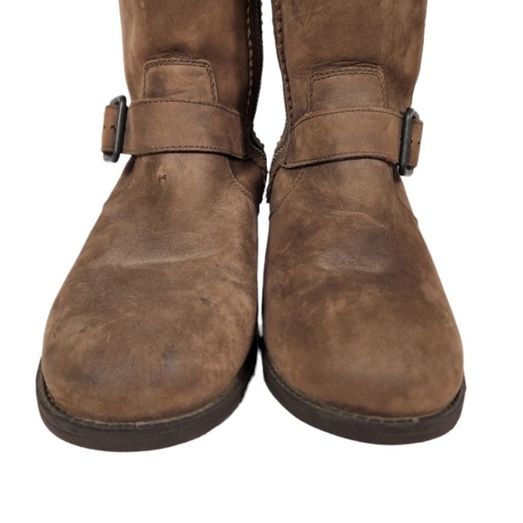 UGG Oregon Sheerling Lined Brown Winter Boots - Picture 10 of 14